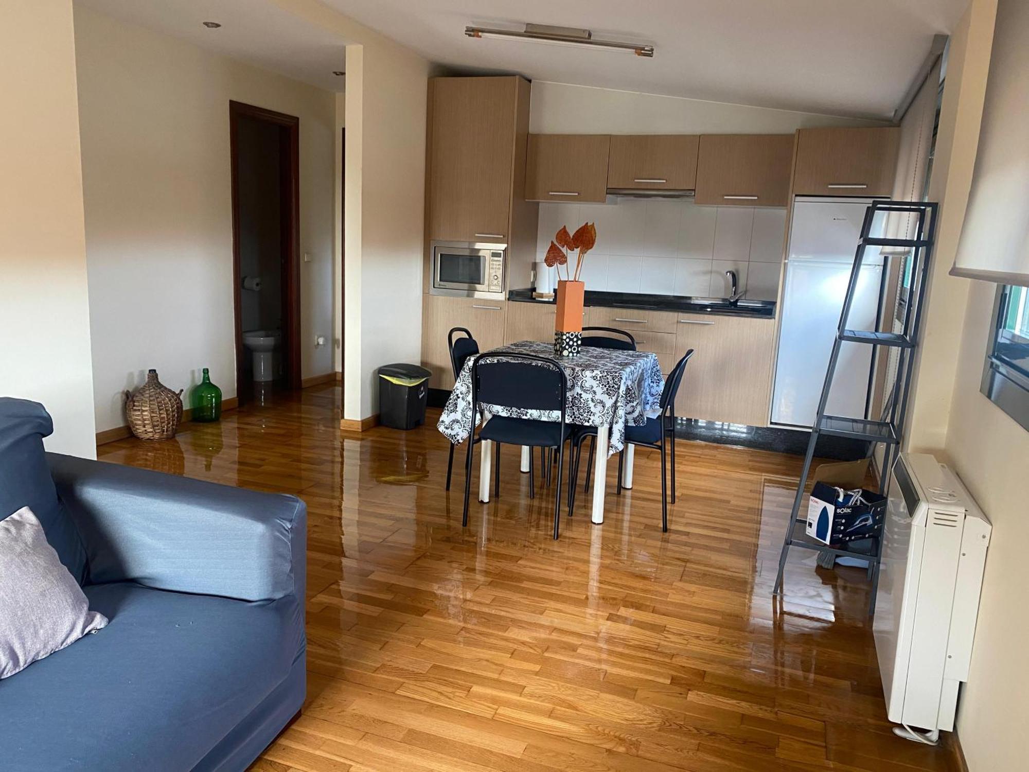 Appartamento Ático En Aguiño Ribeira Esterno foto