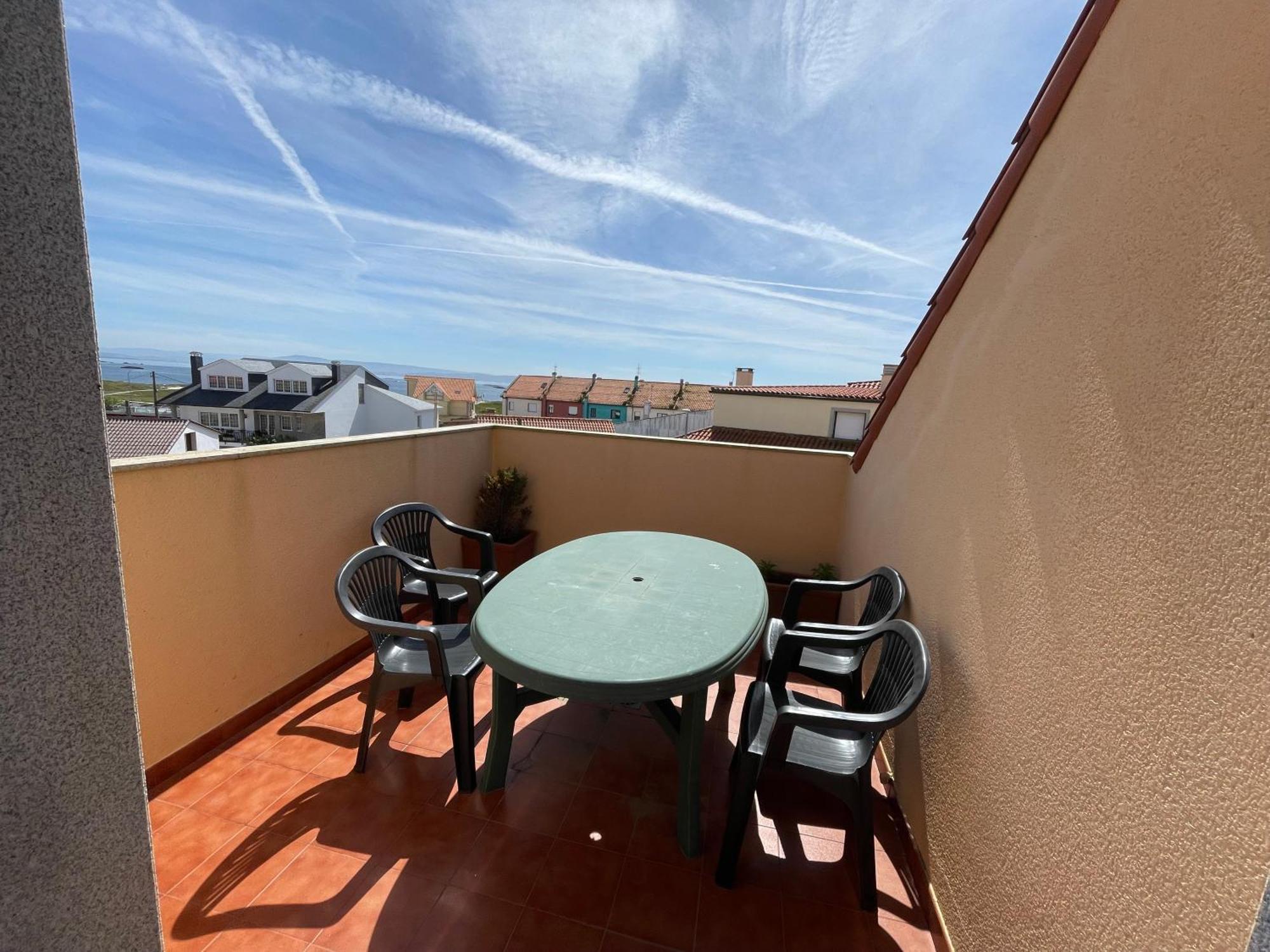 Appartamento Ático En Aguiño Ribeira Esterno foto